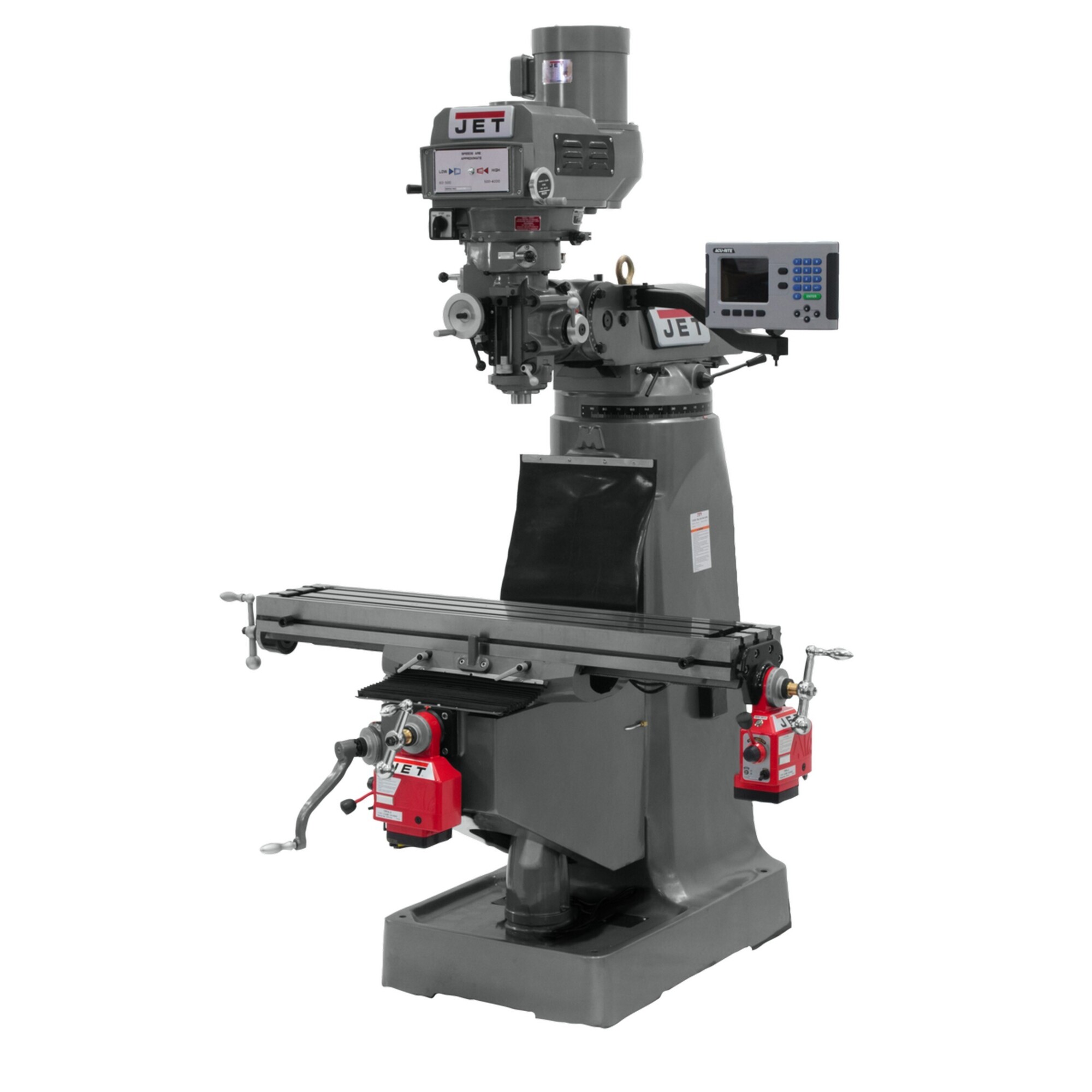 JET Variable Speed Milling Machine - 3 HP, Multi-Voltage, Heavy Duty, Model# JTM-4VS-1